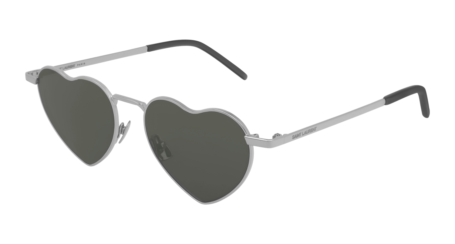 SAINT LAURENT SL 301 001 LOULOU silver / grey occhiali