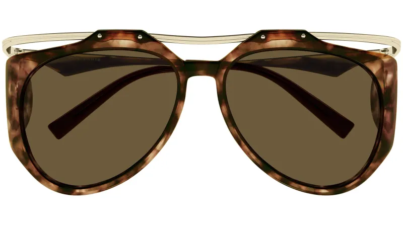 SAINT LAURENT SL M137 AMELIA 002 tartarugato - gold / brown occhiali