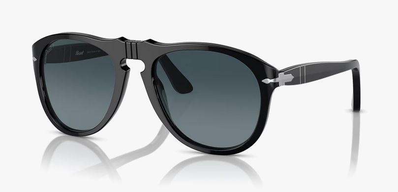 Persol PO0649 95/S3 black/ light blue polarized occhiali