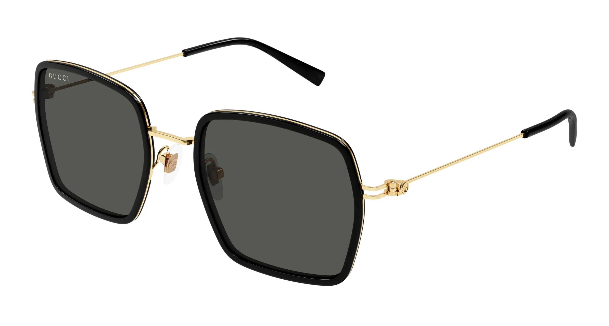 Gucci GG1848S 001 black - gold / grey occhiali
