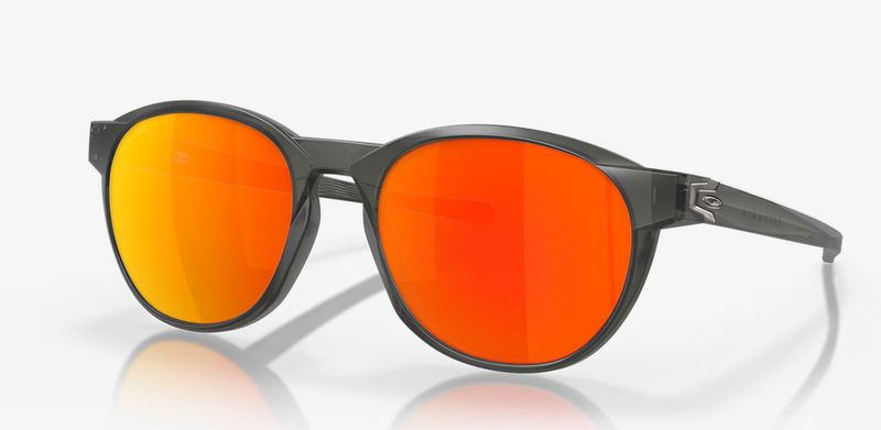 OAKLEY OO9126 04 REEDMACE matte grey smoke / prizm ruby polar occhiali