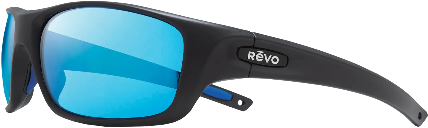 REVO JASPER 1111 01 H20 matte black / green polarized glass lens occhiali