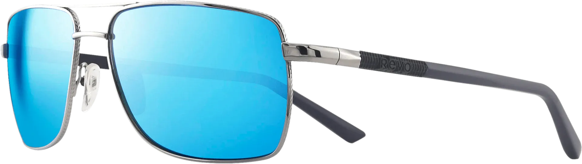 REVO RAY 1244 03 H20 shiny chrome / brown polarized occhiali