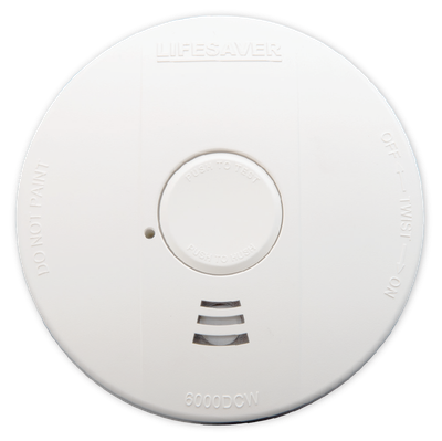 Wireless Smoke Detector (10-Year Lithium Battery)