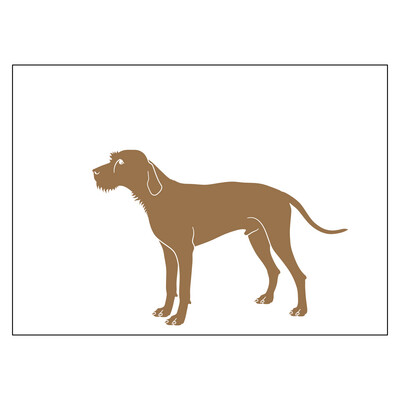 Postkarte Hund (14,8cm x 10,4cm)