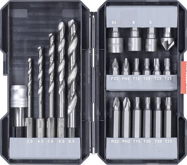 kwb -  Assortimento punte e Inserti 22 Pezzi