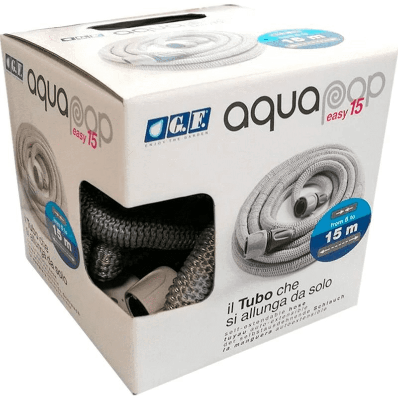 Kit Tubo Auto estensibile "Aquapop Easy" 5 - 15 mt G.F.