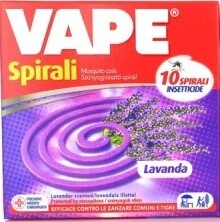 VAPE - Spirali Insetticide 10 Pezzi - LAVANDA