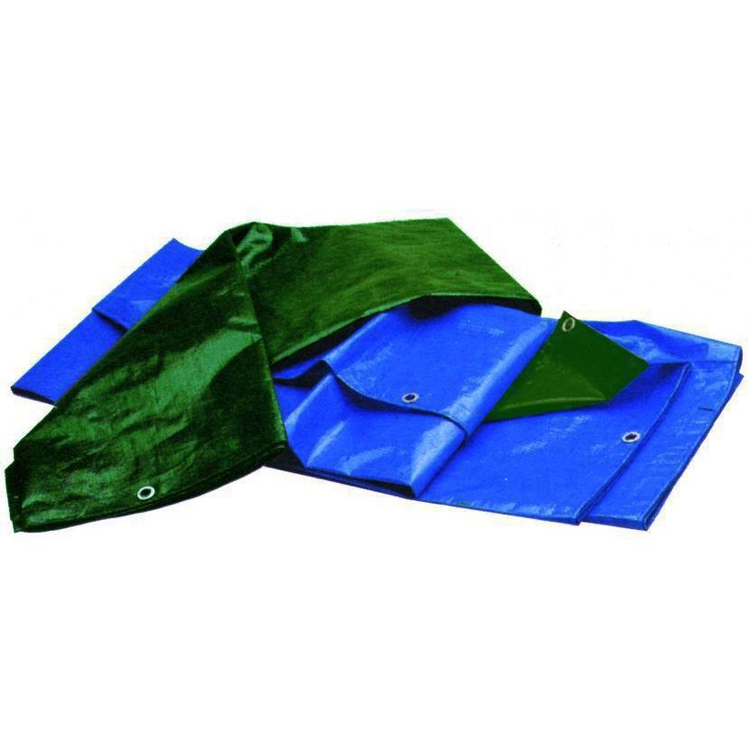 Telo Occhiellato PVC Verde Gr.125 Mt. 3X4