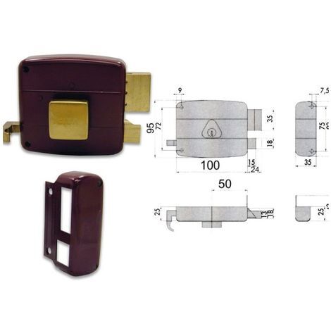 SERRATURA APPLICATA CISA SERIE 50111