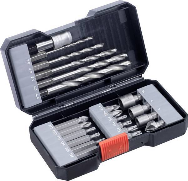 kwb -  Assortimento punte e Inserti 22 Pezzi