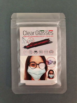 Clear Glasses - Panno Anti-Appannamento per tutti i tipi di lenti