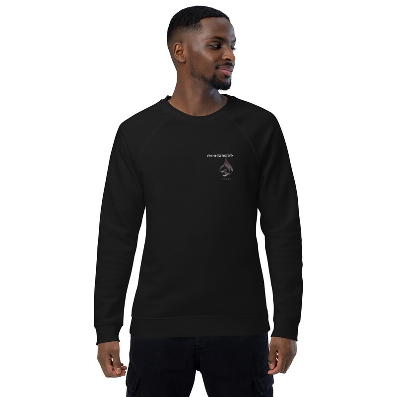 Unisex organic raglan sweatshirt MOUHAMAD
