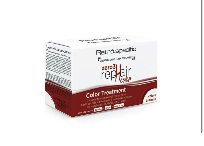 Retrò &#39;RepHair Color&#39; Stop Color Trattamento Colore 12x10ml