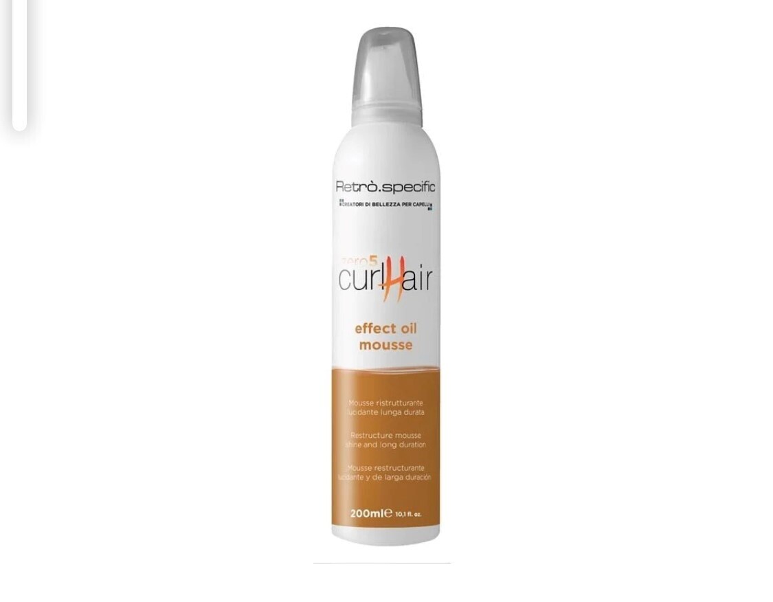 Retrò &#39;CurlHair&#39; Effect Oil Mousse 200/300ml