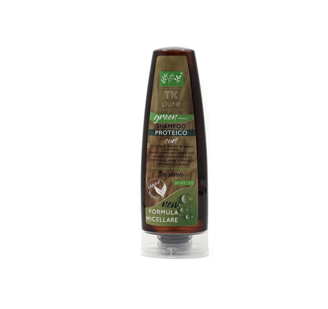 Tk Pure &#39;Green&#39; Curl Shampoo Proteico 200ml