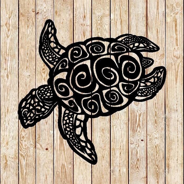 Tribal Turtle Cutting File