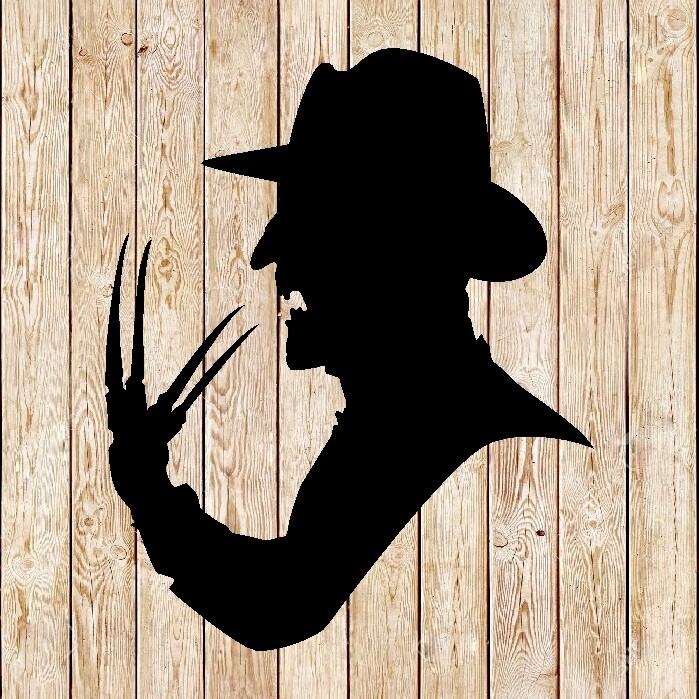 Freddy Krueger silohuette cutting file