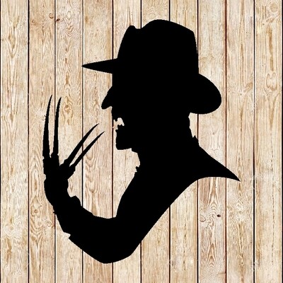 Freddy Krueger silohuette cutting file