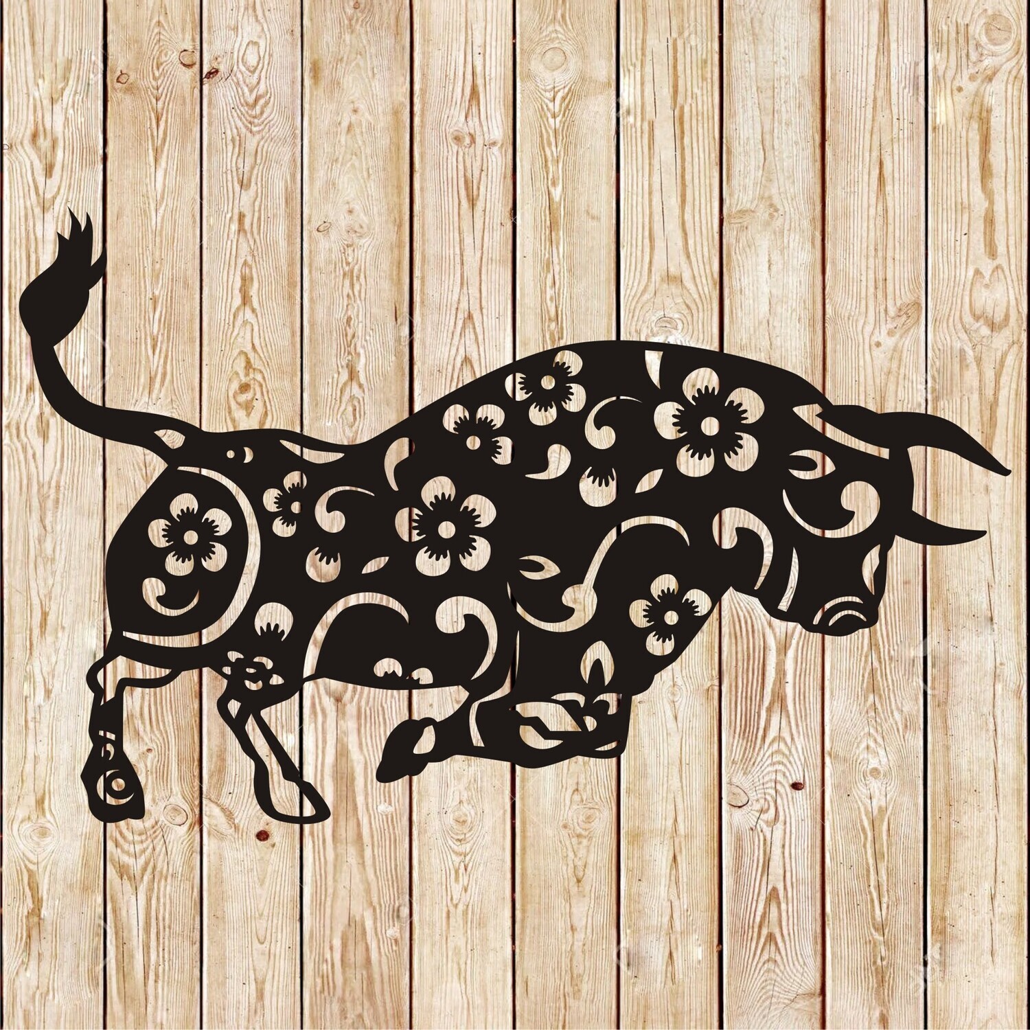 Flowered Bull cutting file