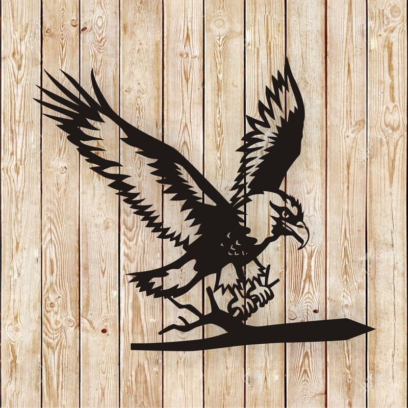 Eagle garden decor