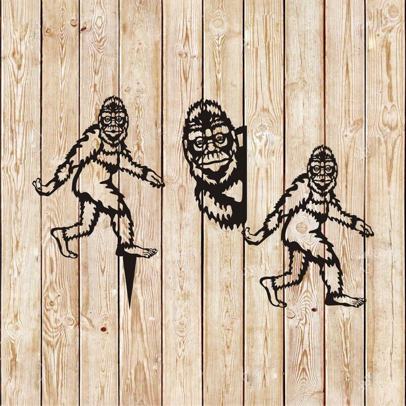 Bigfoot garden decor