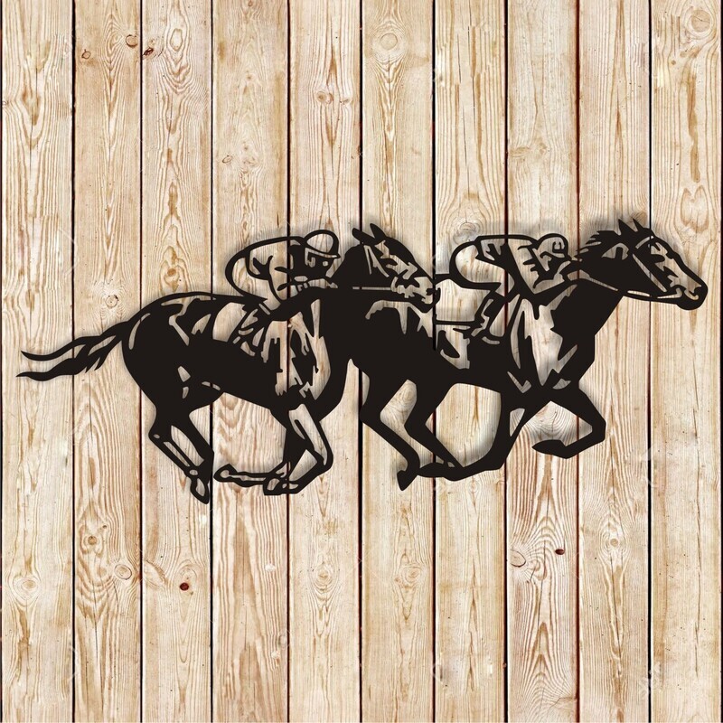 Horse riding cutting file
