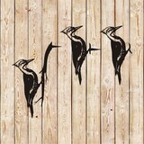 Woodpecker garden decor cutting file