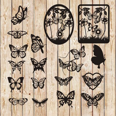 Butterflies lot