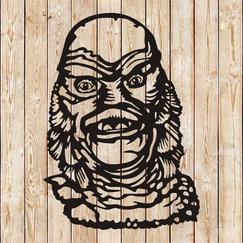 The creature from the black lagoon cutting file