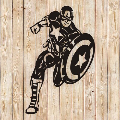 Captain America cutting file