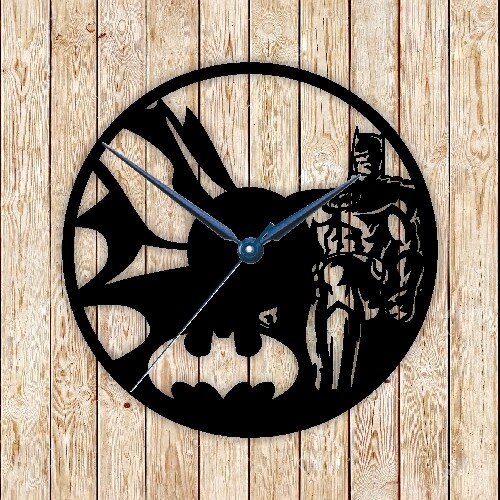 Batman Clock Vector Cutting File