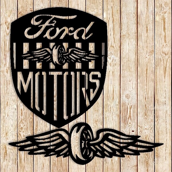 Ford Motors Vintage Sign Cutting File