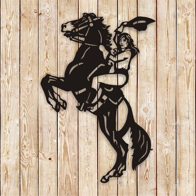 Rodeo Girl cutting file