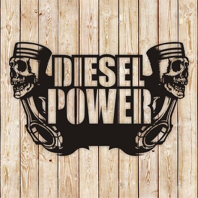 Diesel Power logo Cutting File
