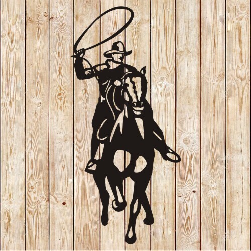 Lasso Cowboy cutting file