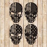 American Flag Skull