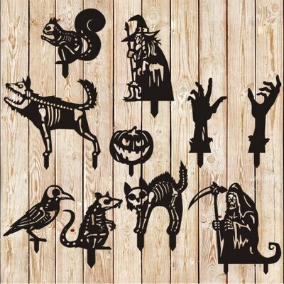 Halloween Yard Decor lot cutting file