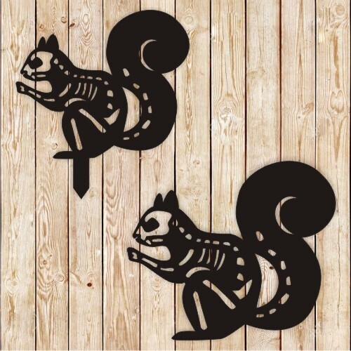 Squirrel Halloween&#39;s Yard Decor cutting file