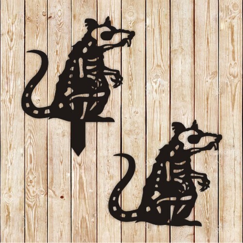 Rat Halloween&#39;s Yard Decor cutting file