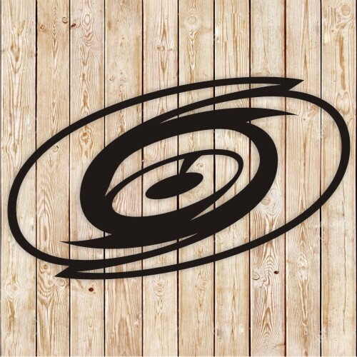 NHL Carolina Hurricanes logo cutting file