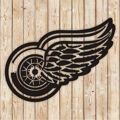 NHL Detroit Red Wings cutting file