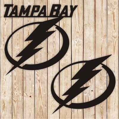 NHL Tampa Bay Lightning cutting file