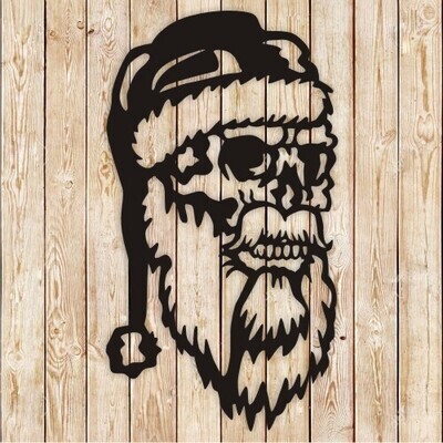 Christmas Skull Santa Claus Decoration