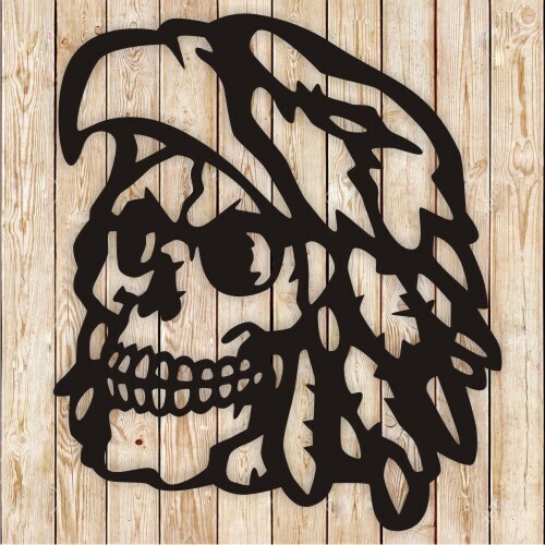 American Native Eagle Skull Cutting File