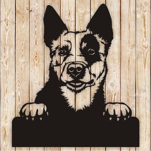 Australian Cattle Dog Bowl Name Cutting file