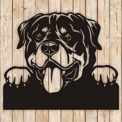 Rottweiler Dog Bowl Name Cutting file