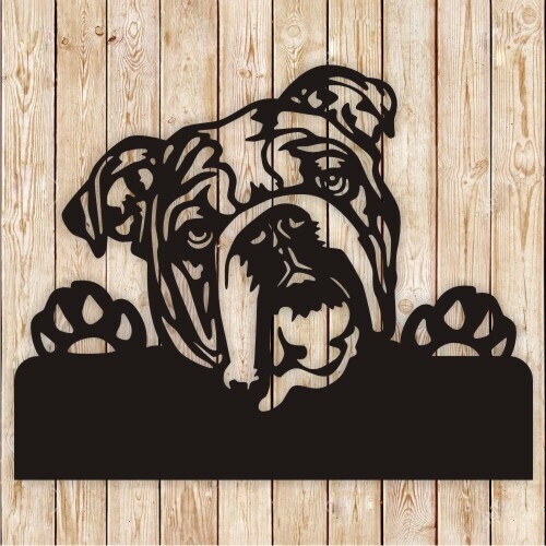 Bulldog Bowl Name Cutting file