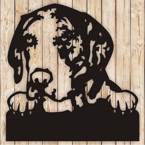 Dog Danish Pointer Bowl Name Cutting file