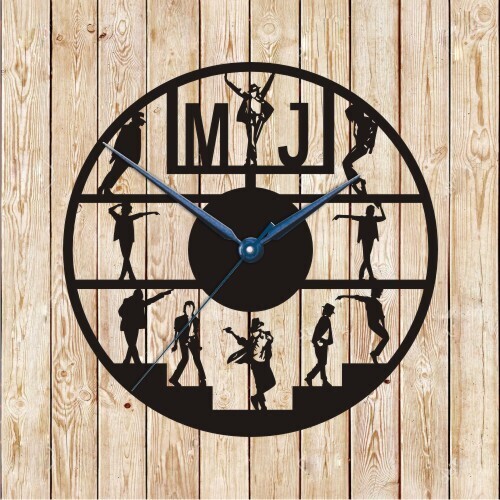 Michael Jackson 7 Clock Vector Cutting File